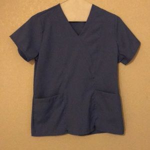 Women’s Small Blue Scrubs Top